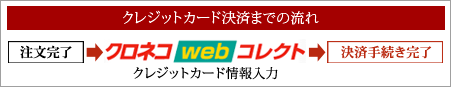 クレジットカード決済までの流れ